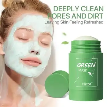 Yeşil Çay Katı Yüz Maskesi Derin Temizlik Çamur Filmi Yağ Krem Kaldırmak Su Kontrol Nemlendirici Gözenekleri Doldurmak Siyah Nokta Sh H0M0