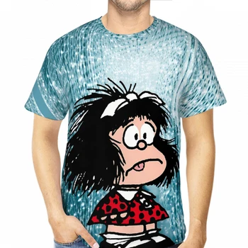 Anime Mafaldaİn Şok Yaz Erkek T Shirt Polyester Tshirt Çabuk kuruyan Kısa Kollu 3D Baskılı Nefes Alabilen Giysiler