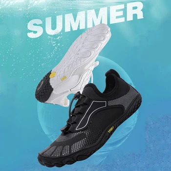 Yüzmek Plaj Aqua Ayakkabı kaymaz Sığ Spor Ayakkabı Hızlı Kuru koşu ayakkabıları Nefes Aşınmaya dayanıklı Açık Malzemeleri Göl Yürüyüş