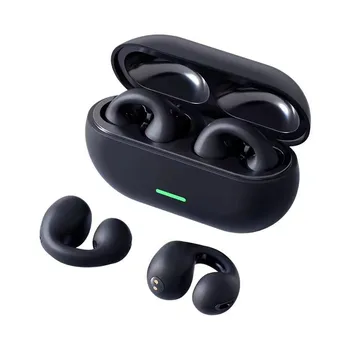 Yeni Clip-on Bluetooth Earphones: Müdahaleci Olmayan 5.3 Gürültü Önleyici Kablosuz Kemik İletimli Spor Kulaklıklar