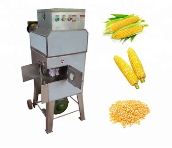 paslanmaz çelik tatlı mısır harman taze mısır soyma makinesi