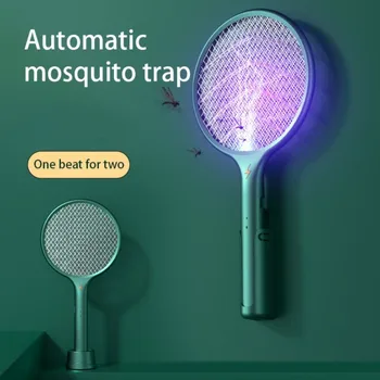 Elektrikli sineklik Sivrisinek Katili Lamba 3 İn 1 USB Şarj Edilebilir Yaz sineklik Sinek sineklik tuzağı Sinekler Böcek