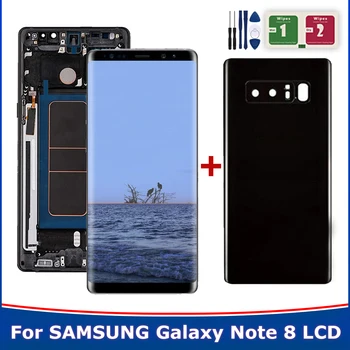 Orijinal SAMSUNG LCD Galaxy Not 8 Note8 LCD dokunmatik ekran digitizer N950 N950F N950U N9500 N950N Samsung Not 8 İçin Ekran