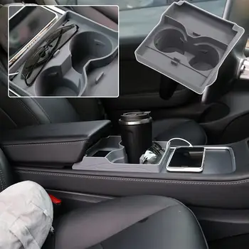 Yeni Araba saklama kutusu için Uygundur Tesla Model3 / Y Merkezi Kontrol Fincan Koltuk Sınırlayıcı İç Araba Modifikasyon Aksesuarları P6U3
