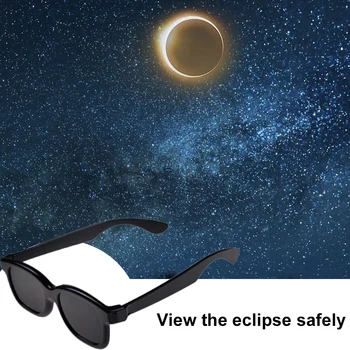 1 adet Eclipse Gözlük Anti-UV güneş Gözlüğü Güvenli Eclipse Görüş Göz Koruyucu Açık Kamp Yürüyüş için Seyahat için Tırmanma