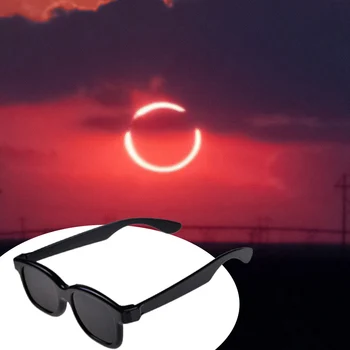 1 adet Eclipse Gözlük Anti-UV güneş Gözlüğü Güvenli Eclipse Görüş Göz Koruyucu Açık Kamp Yürüyüş için Seyahat için Tırmanma