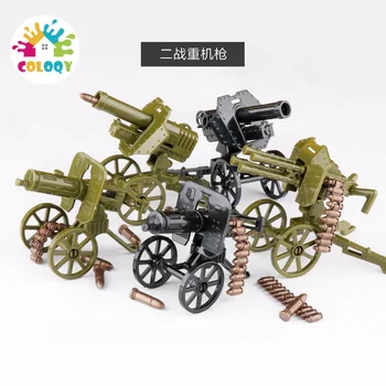 Çocuk oyuncak yapı taşı uyumlu mini rakamlar MOC askeri silah konteyner kamuflaj giyim harç oyuncak toptan satış mağazaları