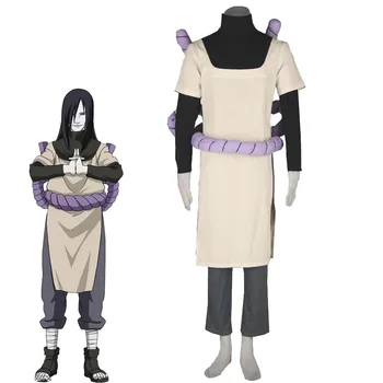 Anime Orochimaru Cosplay Kostümleri Cadılar Bayramı Ninja Performans Kostüm