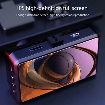 3in IPS Ekran Araba Kamera Desteği 32GB TF Kart HD 1080P ön panel kamerası 150MAH Polimer Lityum Pil için Kamyon Otobüs RV Araba
