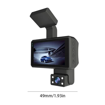 3in IPS Ekran Araba Kamera Desteği 32GB TF Kart HD 1080P ön panel kamerası 150MAH Polimer Lityum Pil için Kamyon Otobüs RV Araba