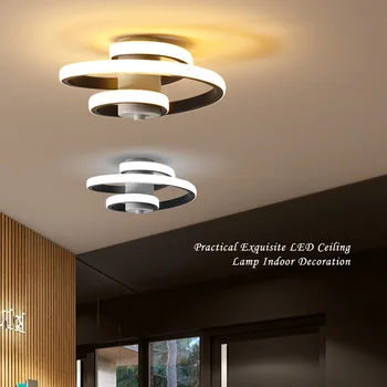 LED tavan lambası kapalı oturma odası Modern ışık sahne düzeni süsleme
