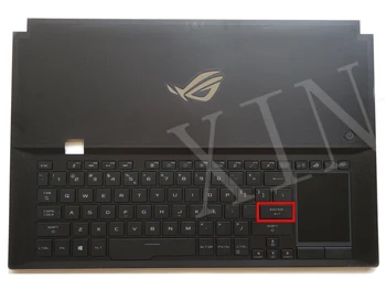 ABD RGB Renkli Arkadan Aydınlatmalı Touchpad Palmrest Klavye İçin ASUS ROG Zephyrus GX701GW GX701 GX701GX 13NR00X0AM1501 Arkadan Aydınlatmalı Klavye