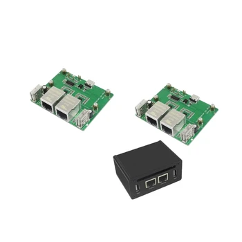 RaspberryPi 2W Yüksek Performans için Çift Ethernet USB Kartı