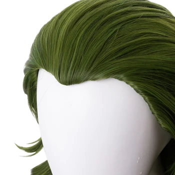 SEVINÇ ve GÜZELLIK Saç Joker Cosplay Peruk Arthur Fleck Joker Peruk Kıvırcık Yeşil Sentetik Saç Korku Korkunç Palyaço Cosplay Prop peruk