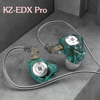 KZ EDX PRO Dinamik Kablolu Kulaklık HİFİ Stereo Bas müzik kulaklıkları Kulak spor kulaklıkları Gürültü İptal oyun kulaklığı PK ZSN