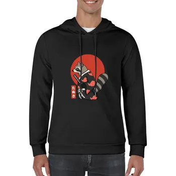 Yeni Samurai Tanuki Hoodie erkek giyim kapşonlu gömlek erkek eşofman hoodie adam