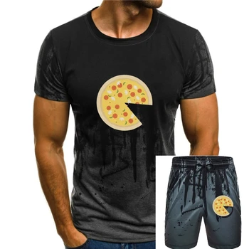 Pizza Eksik Dilim Tee Anne Baba ' Me Koordine T-Shirt Sokak Tee Gömlek