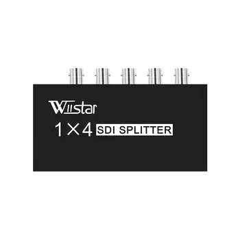 SDI Splitter 1x4 SD-SDI HD-SDI 3G-SDI SDI Splitter 1 ila 4Out Tekrarlayıcı Genişletici Güç Adaptörü ile