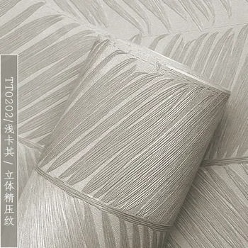 3D stereo İskandinav tarzı modern minimalist bambu yaprağı rengi yeşil bitki ıns duvar kağıdı yatak odası oturma odası arka plan duvar kağıdı.